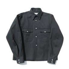 画像3: Riprap "Long Point Short Length Western Shirts" the poem exclusive　color : TYPE BLACK (3)