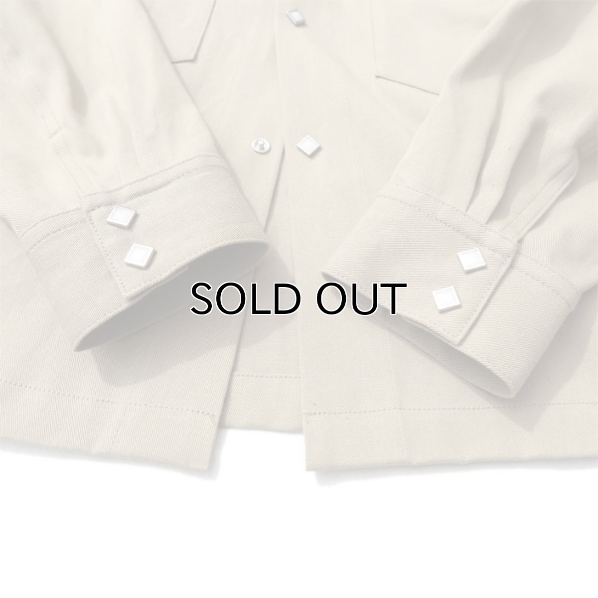 画像7: Riprap "Long Point Short Length Western Shirts" color :KHAKI (7)