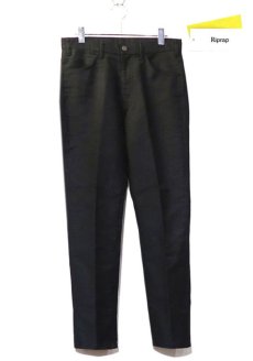 画像1: Riprap "Deck Pique 5-Pockets Pants"　color : BLACK (1)