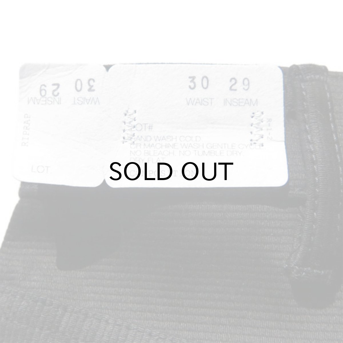 画像9: Riprap "Deck Pique 5-Pockets Pants"　color : BLACK (9)