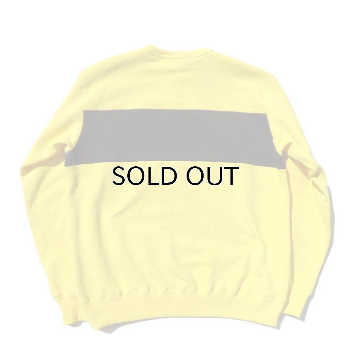 画像4: Riprap "Super Soft Loopwheel Switching Crew Sweat Shirts "  color : LEMON/BLACK (4)
