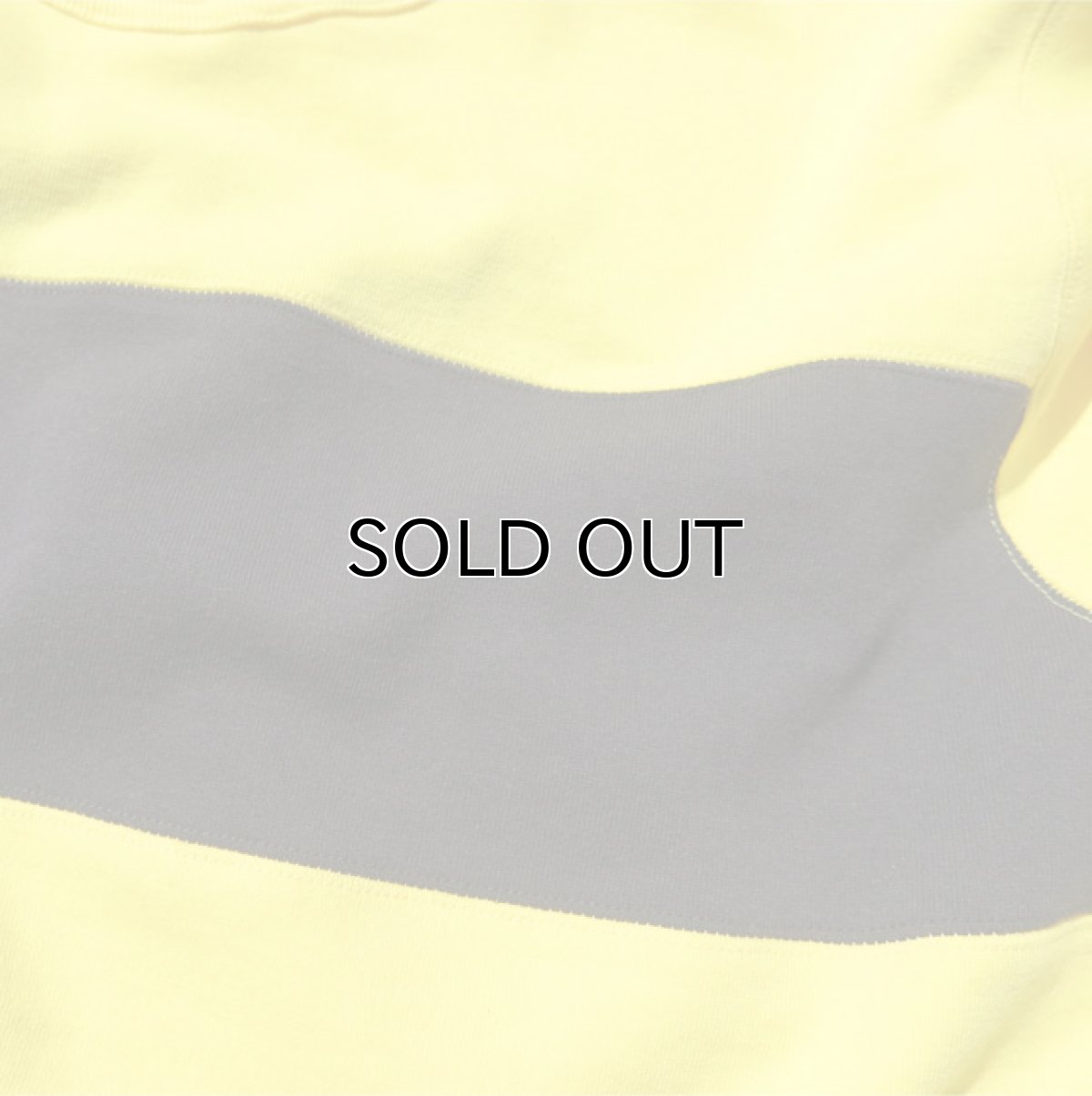 画像5: Riprap "Super Soft Loopwheel Switching Crew Sweat Shirts "  color : LEMON/BLACK (5)