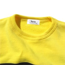 画像6: Riprap "Super Soft Loopwheel Switching Crew Sweat Shirts " 　color : LEMON/BLACK (6)