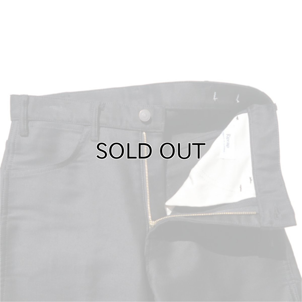 画像7: Riprap "Deck Pique 5-Pockets Pants"　color : BLACK (7)