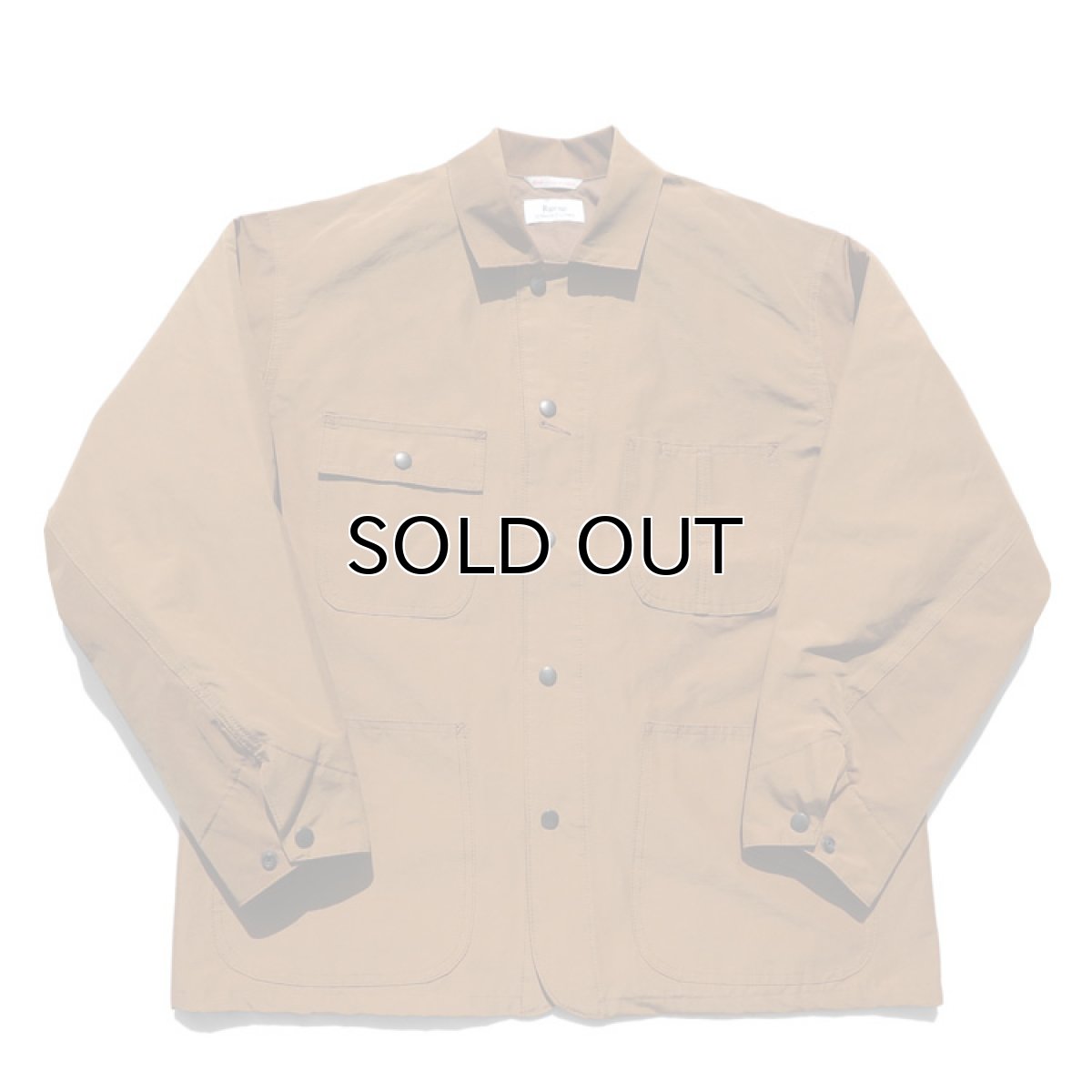 画像3: Riprap "C/N Grosgrain Chore Coat"　color : SADDLE BROWN (3)