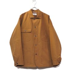 画像2: Riprap "C/N Grosgrain Chore Coat"　color : SADDLE BROWN (2)