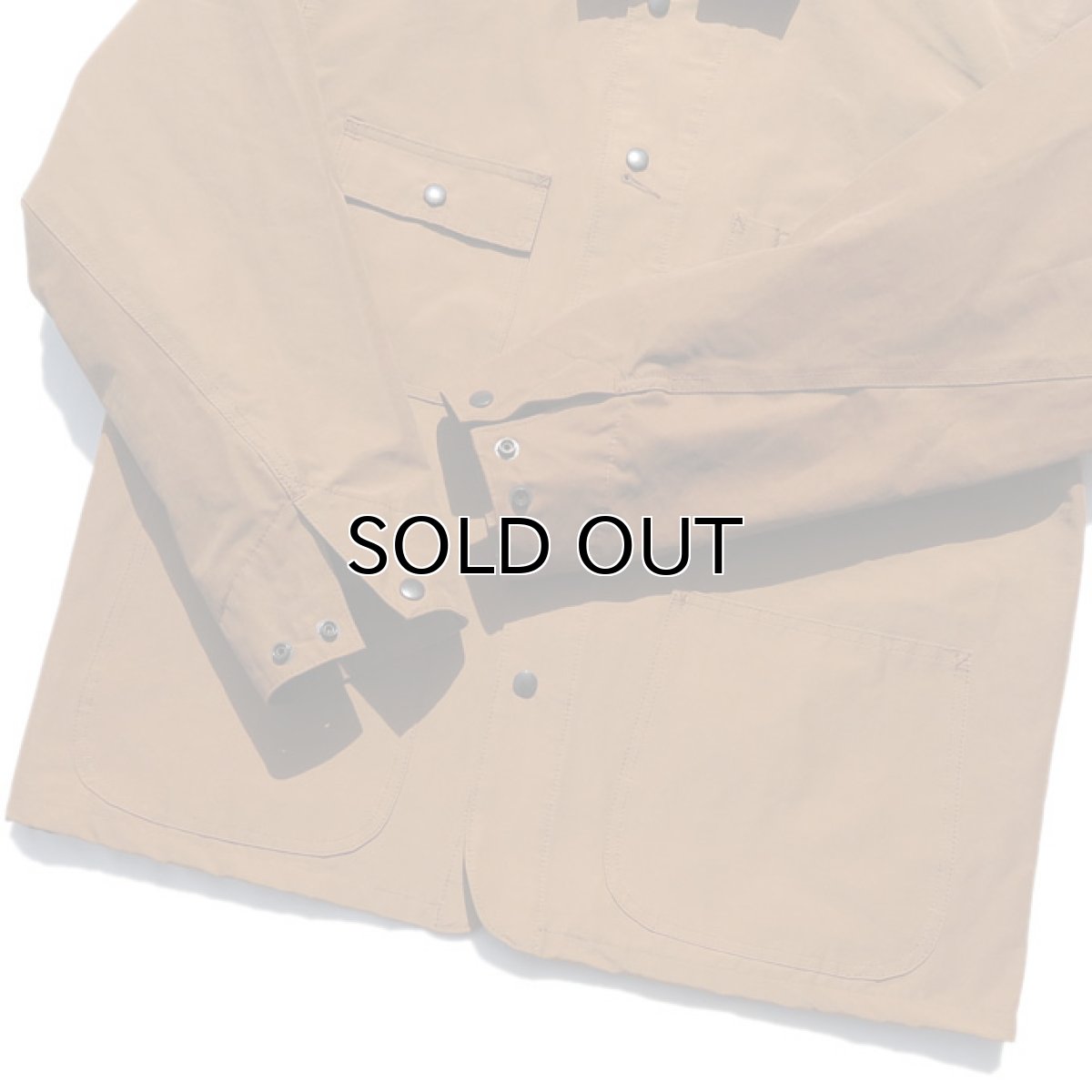 画像7: Riprap "C/N Grosgrain Chore Coat"　color : SADDLE BROWN (7)