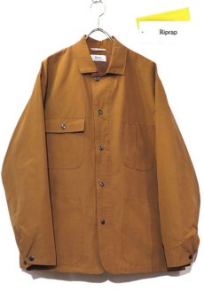 画像1: Riprap "C/N Grosgrain Chore Coat"　color : SADDLE BROWN (1)