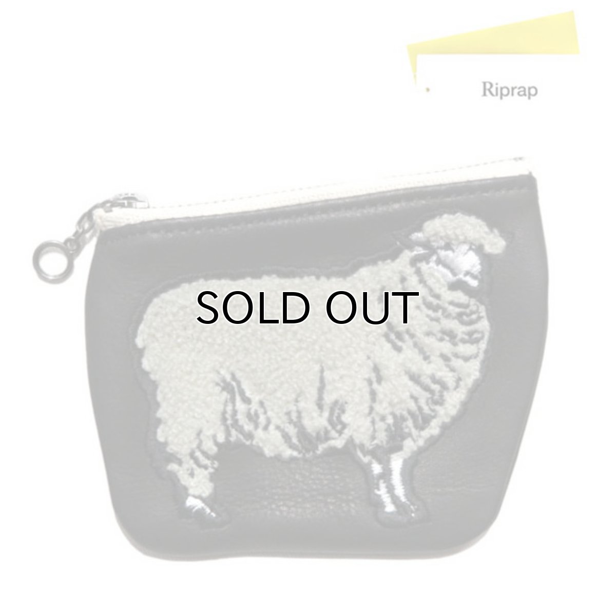 画像1: Riprap "Sheep Coin Purse"　color : BLACK　size FREE (one size) (1)