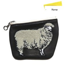 画像1: Riprap "Sheep Coin Purse"　color : BLACK　size FREE (one size) (1)