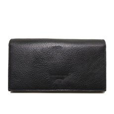 画像3: "JUTTA NEUMANN" Leather Wallet "the Waiter's Wallet"  color : Black / Baby Blue　長財布 (3)