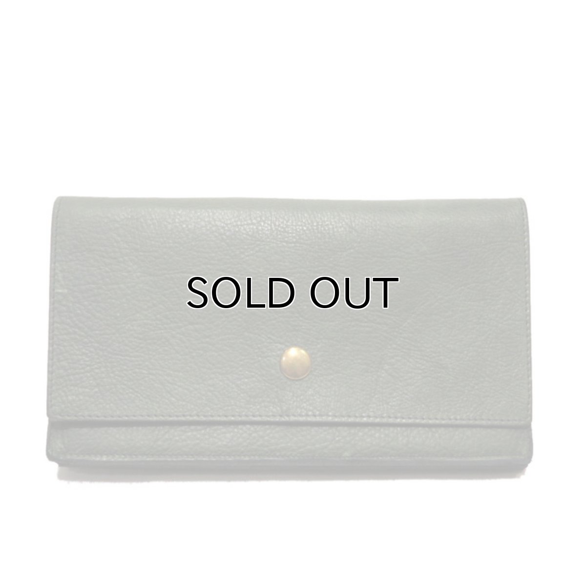 画像2: "JUTTA NEUMANN" Leather Wallet "the Waiter's Wallet"  color : Green / Lavender　長財布 (2)