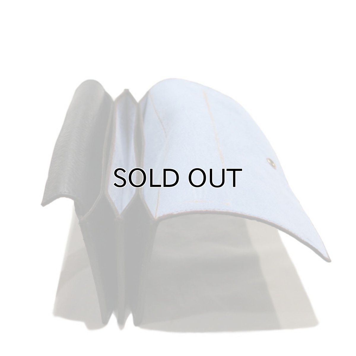 画像6: "JUTTA NEUMANN" Leather Wallet "the Waiter's Wallet"  color : Black / Baby Blue　長財布 (6)