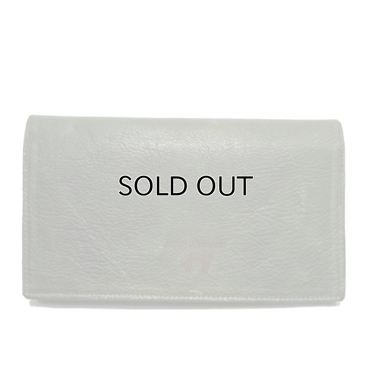 画像3: "JUTTA NEUMANN" Leather Wallet "the Waiter's Wallet"  color : Green / Lavender　長財布 (3)