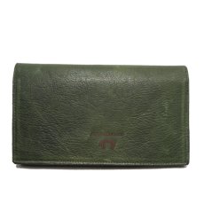 画像3: "JUTTA NEUMANN" Leather Wallet "the Waiter's Wallet"  color : Green / Lavender　長財布 (3)