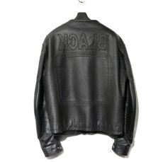 画像2: 2000's "Maison Martin Margiela 10" Motorcycle Leather Jacket　size 52 (2)