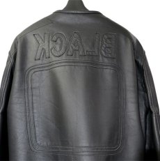 画像4: 2000's "Maison Martin Margiela 10" Motorcycle Leather Jacket　size 52 (4)