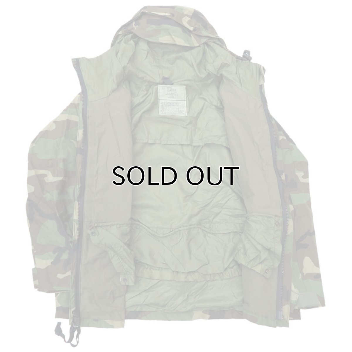 画像6: 1990's U.S. ARMY  ECWCS GEN I Gore-Tex Parka  Dead Stock  Woodland Camouflage size LARGE-REGULAR (6)