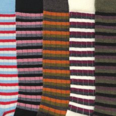 画像4: Riprap "Nz Merino Border Socks"　size MEN'S FREE (25~27cm) (4)