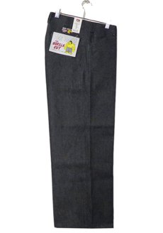 画像1: BEN DAVIS  "THE GORILLA CUT" Wide Work Pants　BLACK DENIM　size w 30 / w 32 (1)