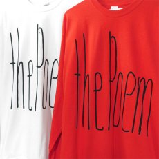 画像4: the poem clothing store "NEW LOGO L/S Tee"　RED　size L, XL, 2XL, 3XL (4)