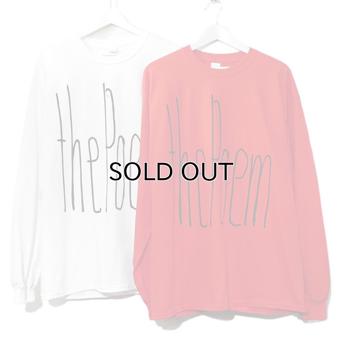 画像2: the poem clothing store "NEW LOGO L/S Tee"　WHITE　size L, XL, 2XL, 3XL (2)