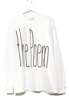 画像1: the poem clothing store "NEW LOGO L/S Tee"　WHITE　size L, XL, 2XL, 3XL (1)