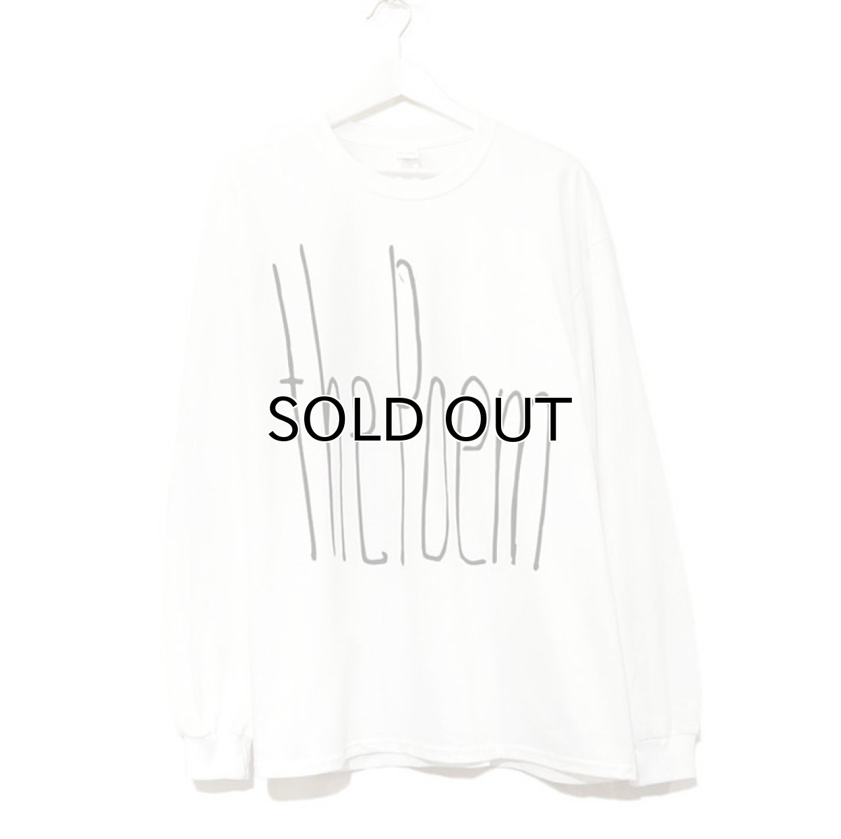 画像5: the poem clothing store "NEW LOGO L/S Tee"　WHITE　size L, XL, 2XL, 3XL (5)