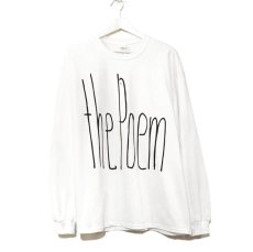 画像5: the poem clothing store "NEW LOGO L/S Tee"　WHITE　size L, XL, 2XL, 3XL (5)