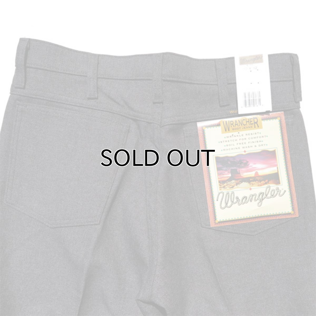 画像6: Wrangler "WRANCHER DRESS JEANS"  Boot Cut Pants　HEATHER BLACK (6)