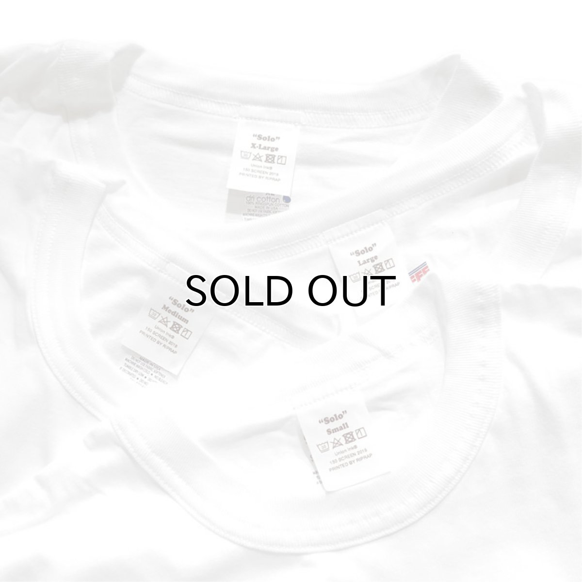 画像6: Riprap "SOLO" Tee color : WHITE size SMALL (6)