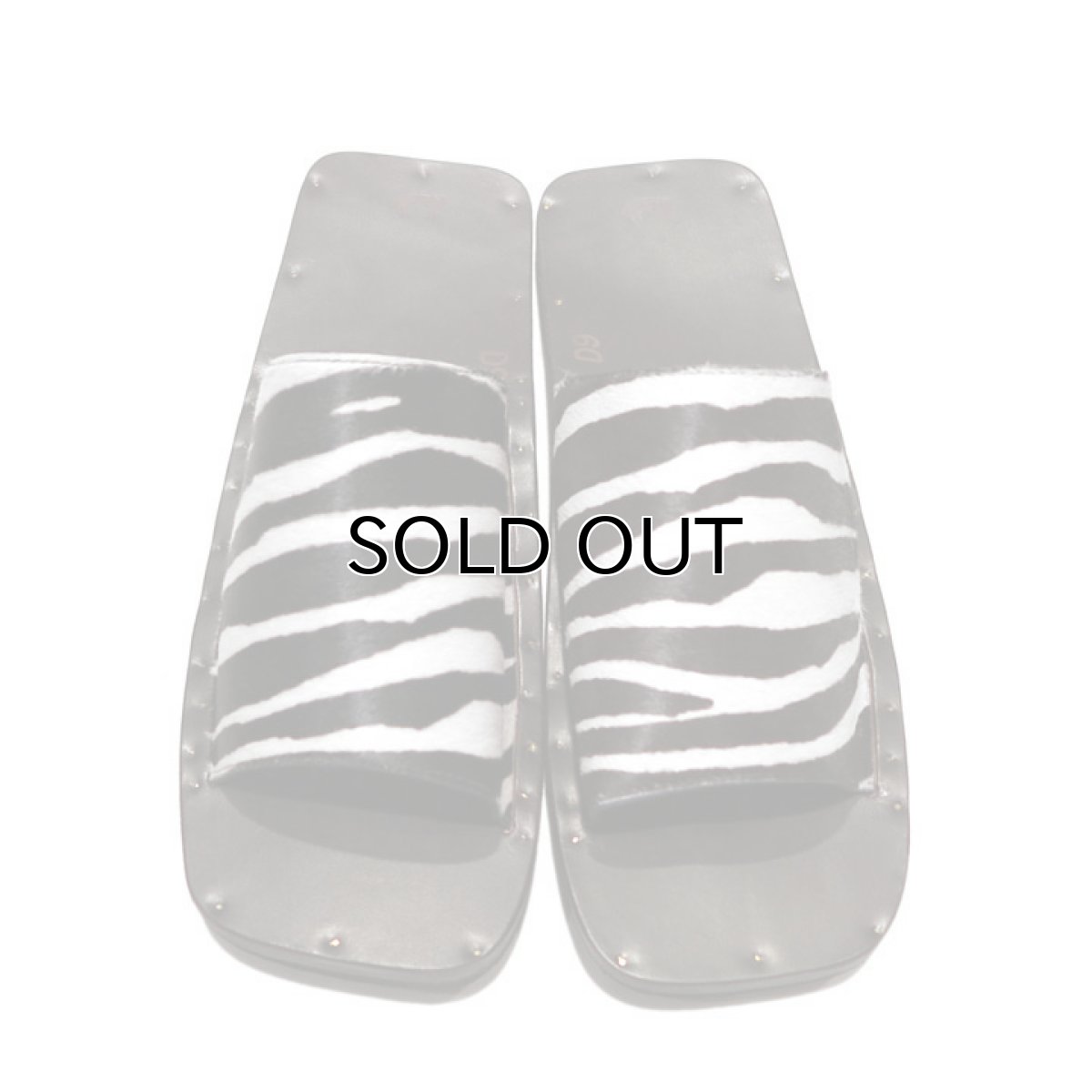 画像3: JUTTA NEUMANN "SAM" Leather Sandal ZEBRA HAIR size 7 D, 8 D, 9 D, 10 D (3)