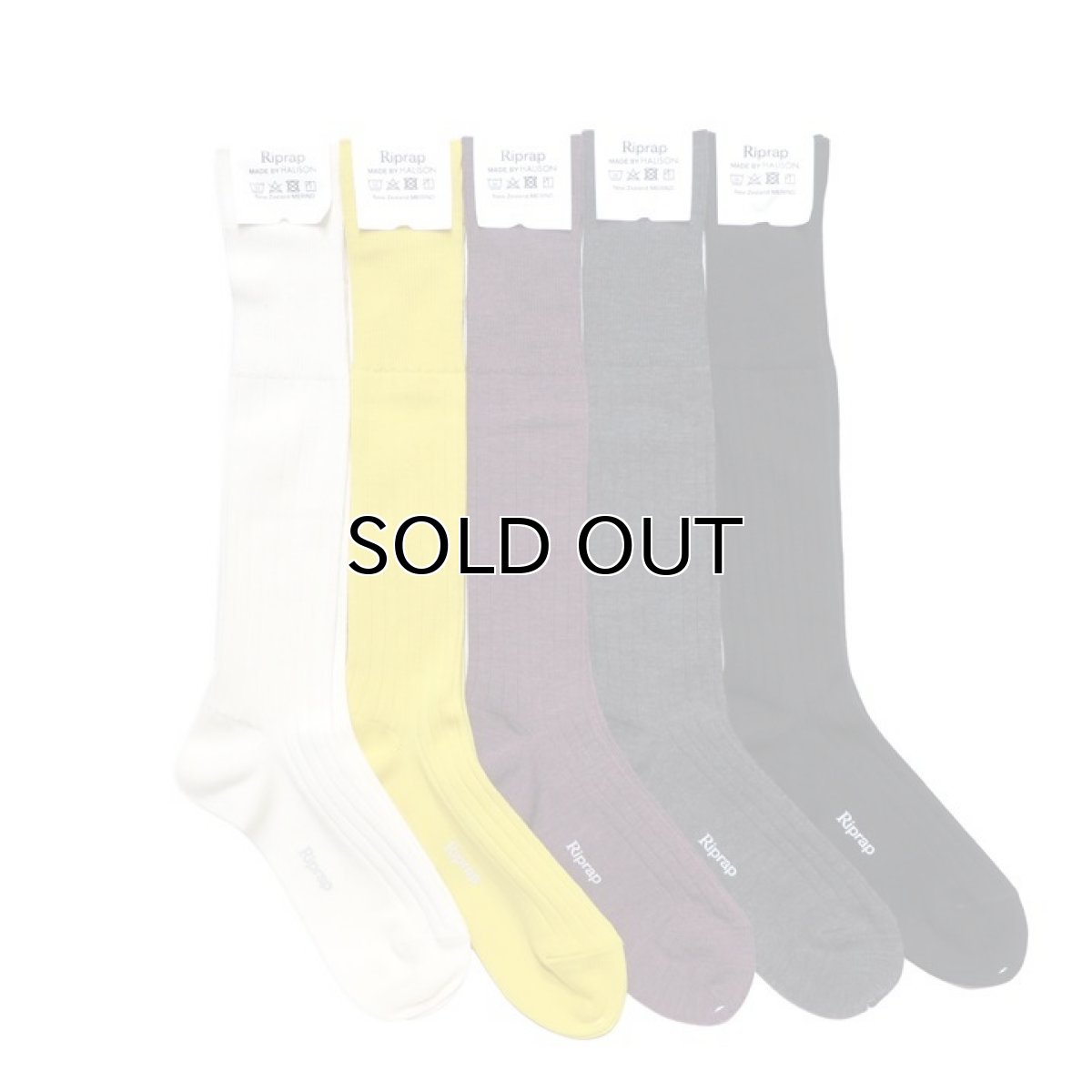 画像2: Riprap "Nz Merino Long Hose Socks"　size MEN'S FREE (25~27cm) (2)