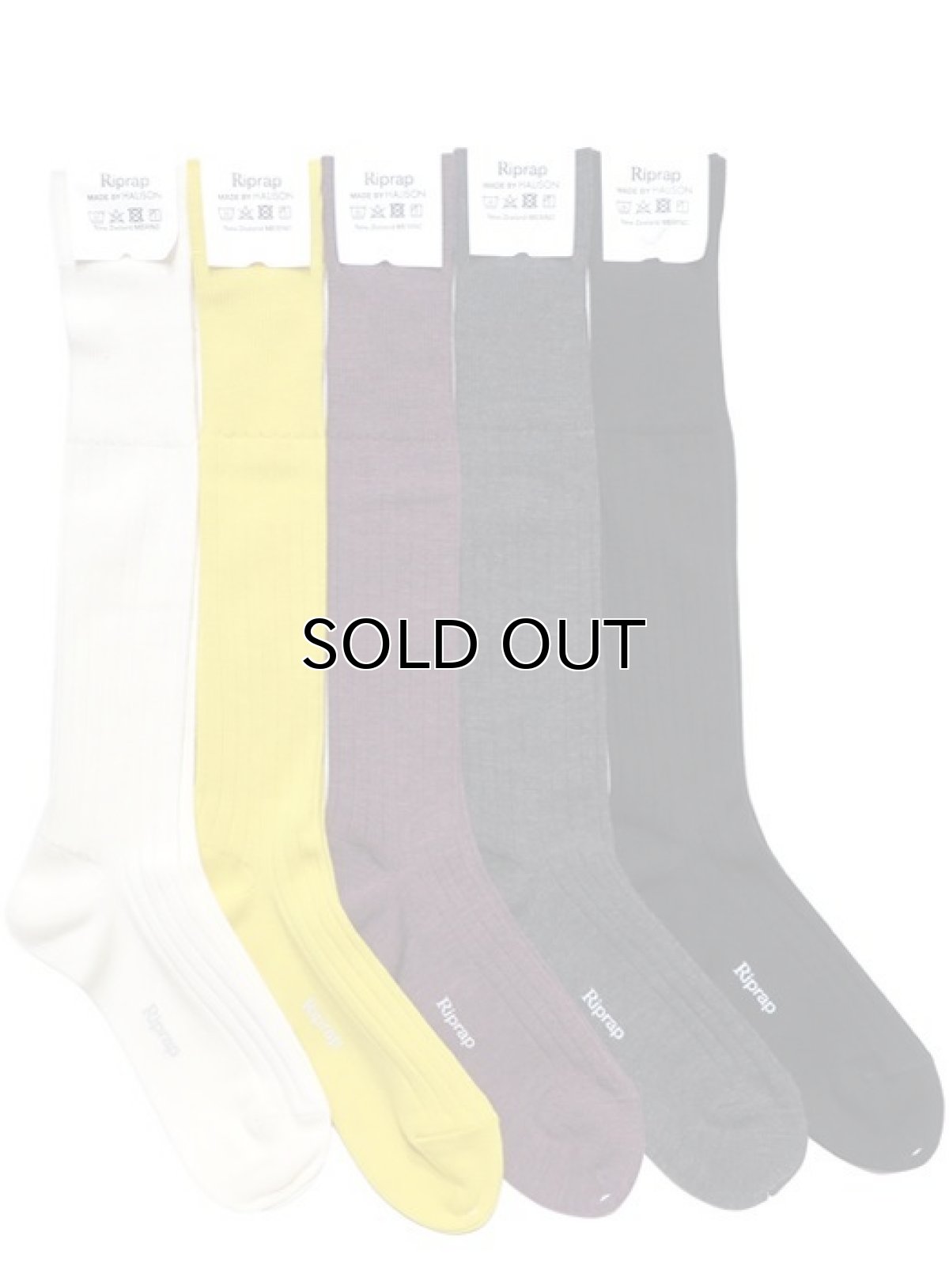 画像1: Riprap "Nz Merino Long Hose Socks"　size MEN'S FREE (25~27cm) (1)