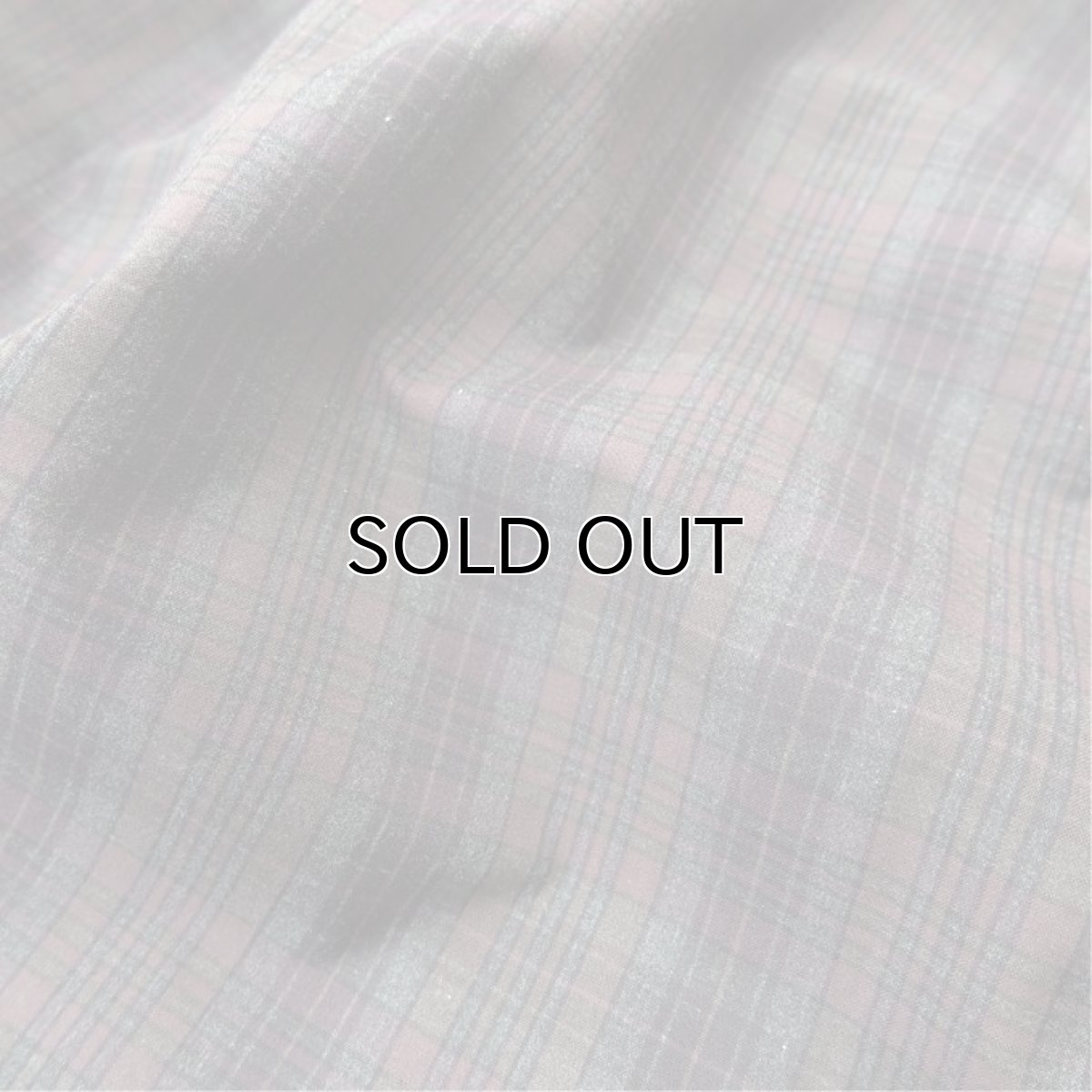 画像7: Riprap "Cotton Weather Tartan Check Semi Open Collar Shirt"  color : CHARCOAL/PURPLE　size LARGE (7)