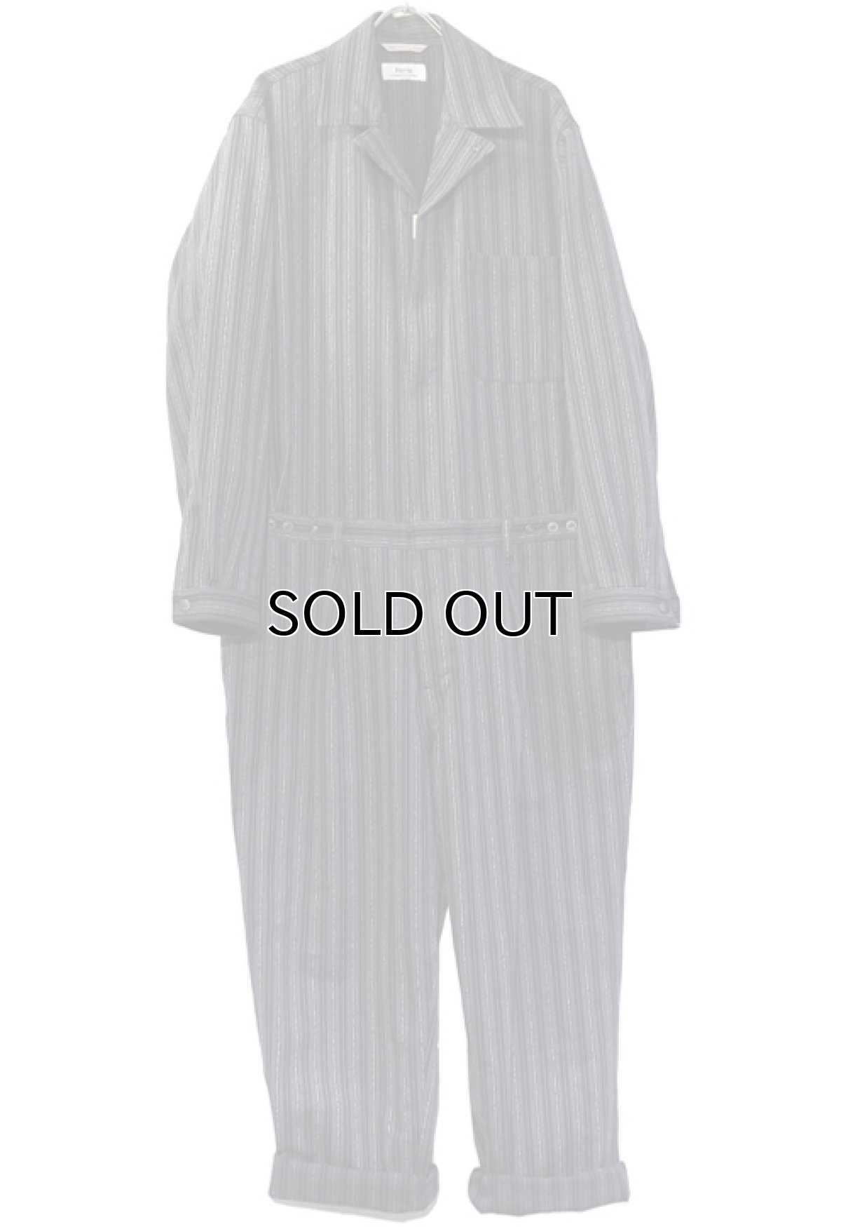 画像1: Riprap "Salt & Pepper Stripe All In One" 　color : BLACK (1)