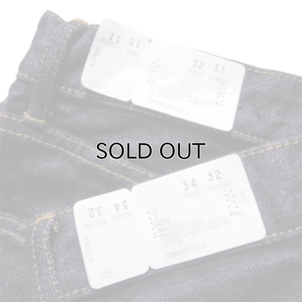 画像7: Riprap "Twisted Crease Jeans" -RELAXED FIT-　color : INDIGO　size W30~34INCH (S~L) (7)