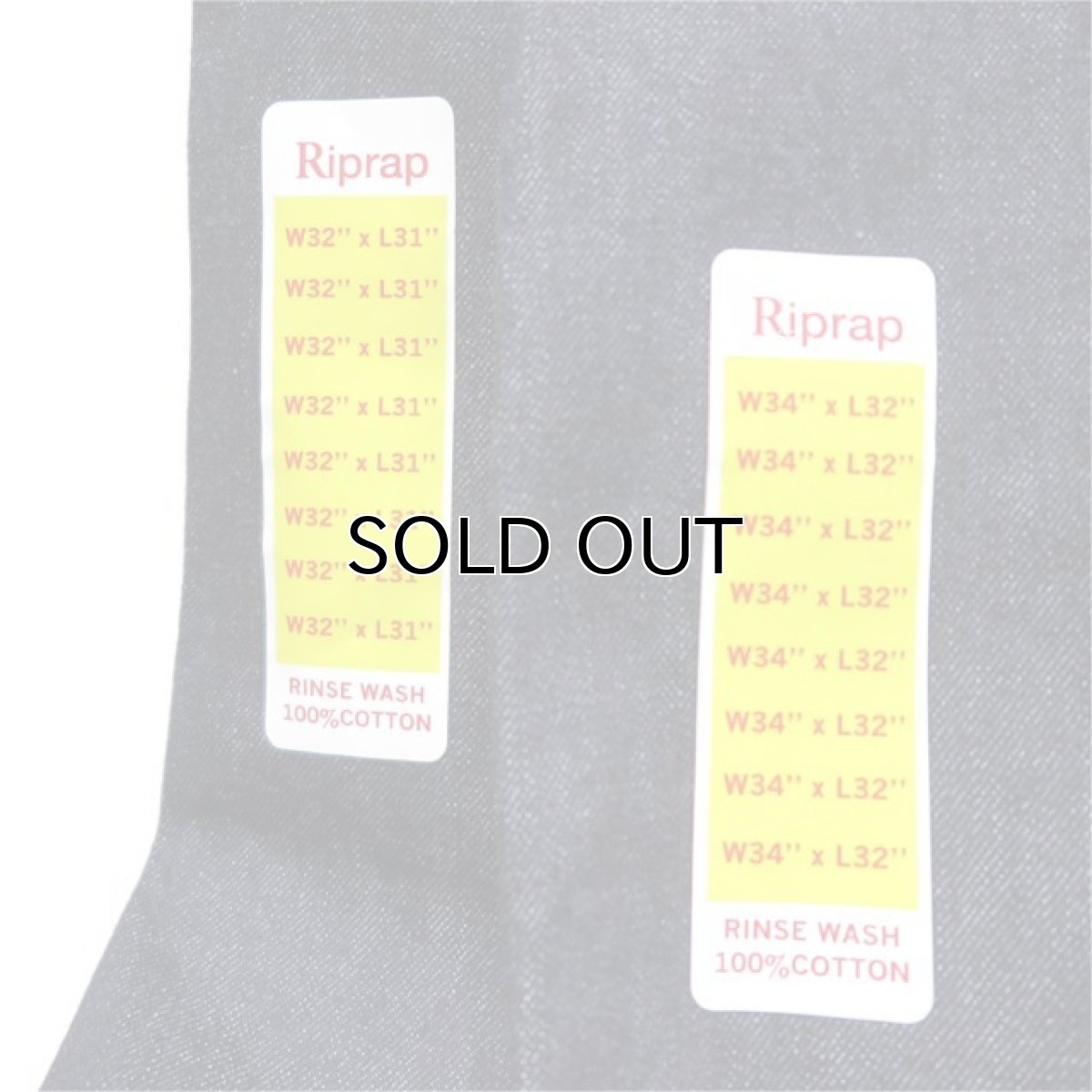 画像8: Riprap "Twisted Crease Jeans" -RELAXED FIT-　color : INDIGO　size W30~34INCH (S~L) (8)