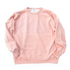 画像2: Riprap -Super Soft Loopwheel- "Half-Reverse Crew Neck Sweat Shirt" 　color : HANSON PINK　size MEDIUM, LARGE (2)