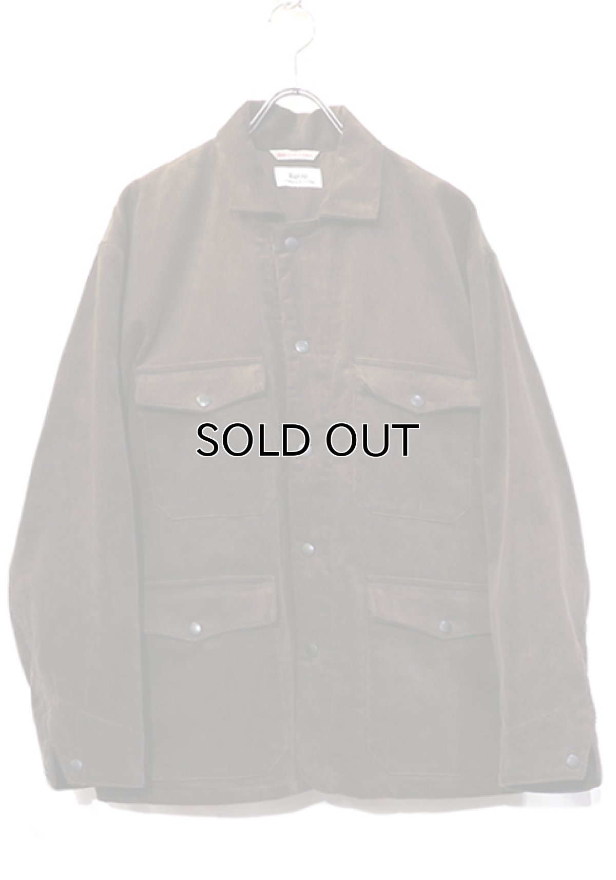 画像1: Riprap "Corduroy Hunting Coat"　color : BROWN　size LARGE (1)