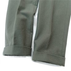 画像6: Riprap "C/W Heavy Serge No Tuck Slacks"　color : SAGE　size L-R (6)