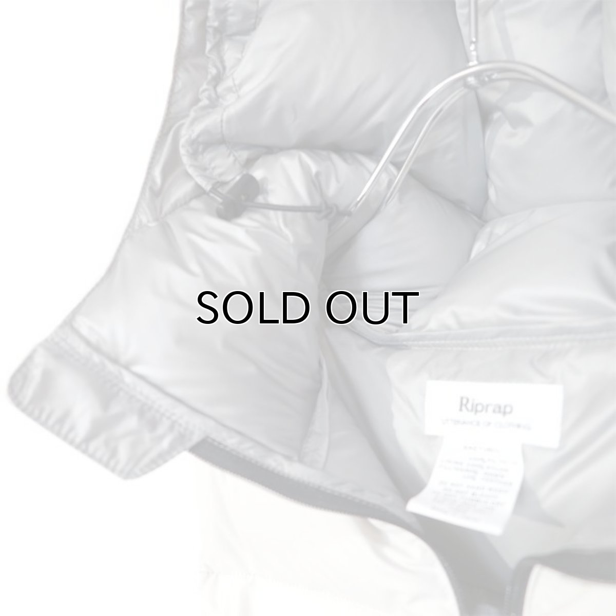 画像6: Riprap "Quarter Down Hoodie"　color : STONE　size FREE (6)