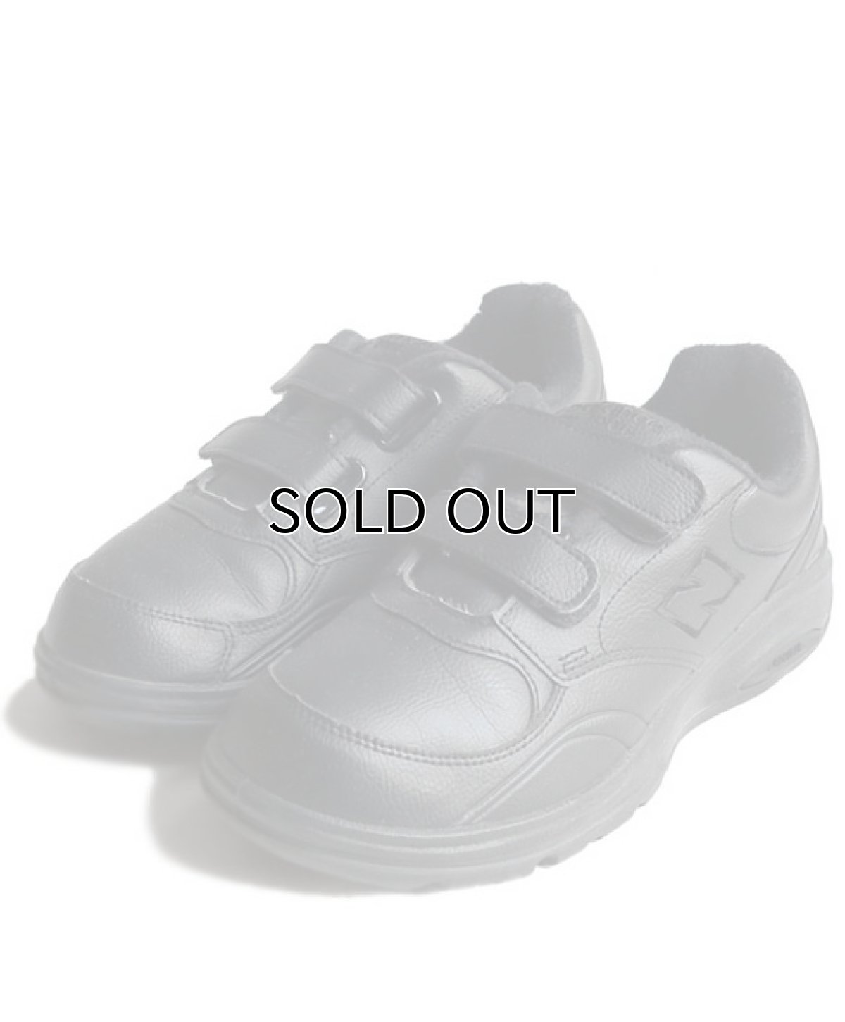 画像1: New Balance  Velcro Walking Sneaker  made in U.S.A.　color : BLACK　size US 8 (1)