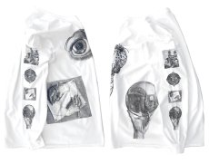 画像5: NEW "M.C. Escher" Multi Print L/S T-Shirts　color : WHITE, BLACK　size S, M, L (5)