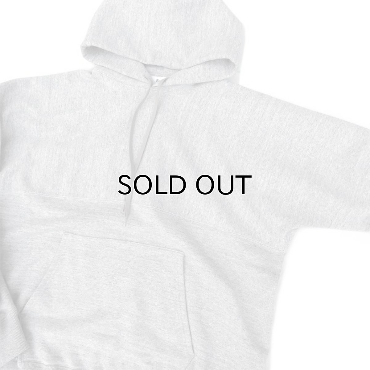 画像6: Riprap -Super Soft Loopwheel- "Half-Reverse Sweat Hoodie" 　color HEATHER GRAY　size LARGE (6)