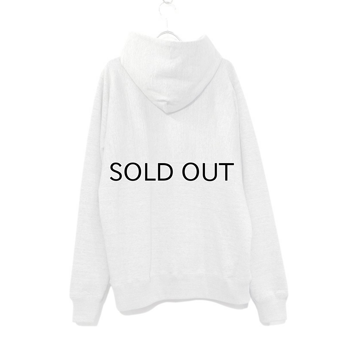 画像3: Riprap -Super Soft Loopwheel- "Half-Reverse Sweat Hoodie" 　color HEATHER GRAY　size LARGE (3)