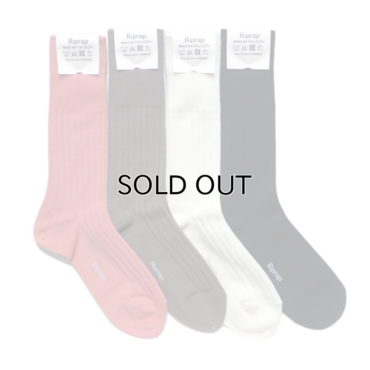 画像2: Riprap "Nz Merino Three Quarter Socks"　size MEN'S FREE (25~27cm) (2)