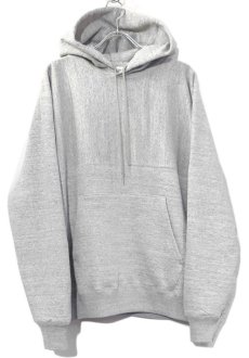 画像1: Riprap -Super Soft Loopwheel- "Half-Reverse Sweat Hoodie" 　color HEATHER GRAY　size LARGE (1)