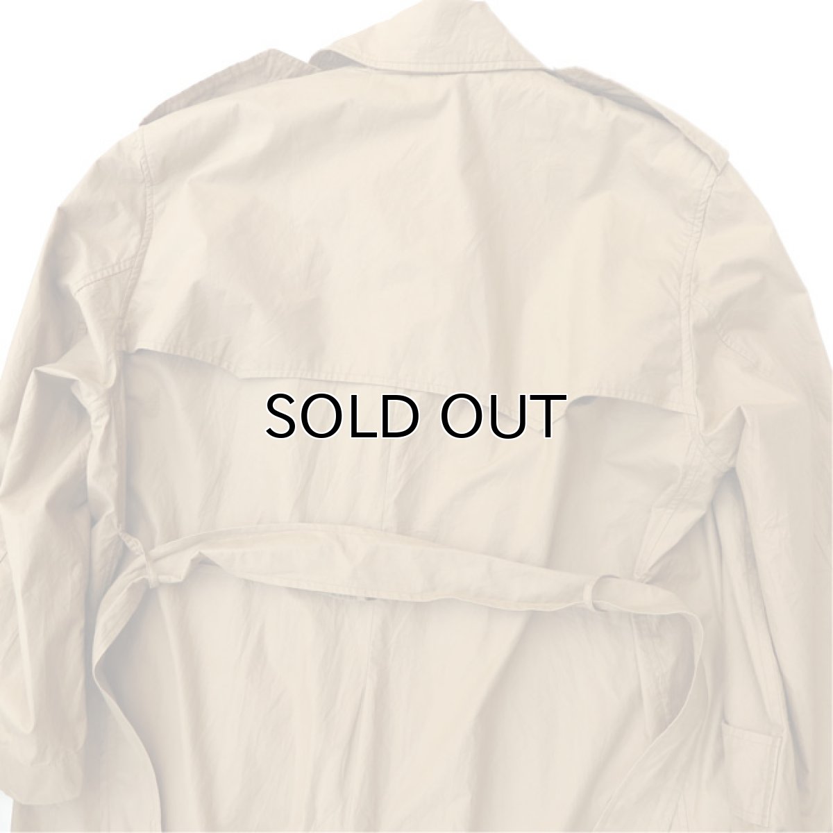 画像5: 1990's Ralph Lauren Typewriter Cotton Trench Coat　color : LIGHT BROWN　size MEDIUM 表記10 (5)