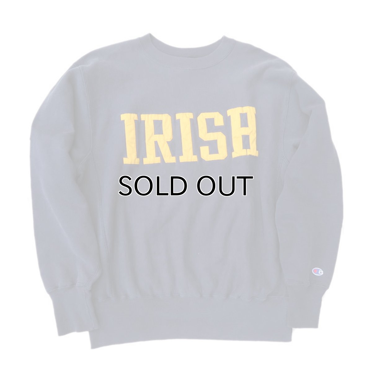 画像2: 1990's Champion REVERSE WEAVE Sweat Shirt  "IRISH"　color : NAVY　size 表記LARGE (2)